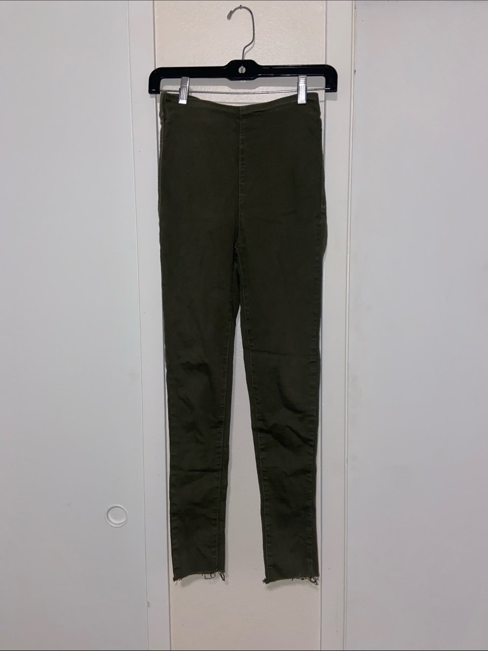 Free People Olive Skinny Pants